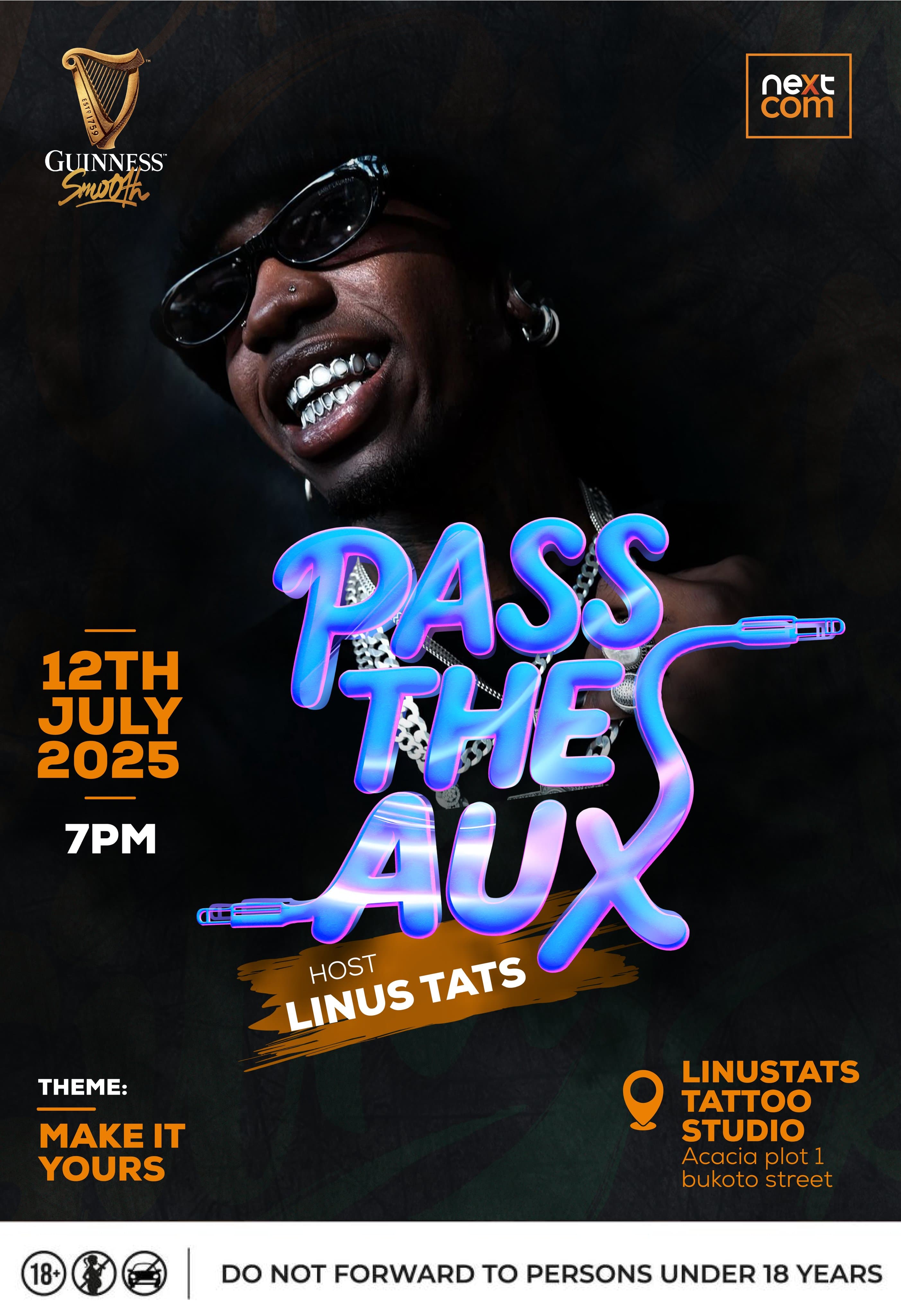 Pass The AUX event